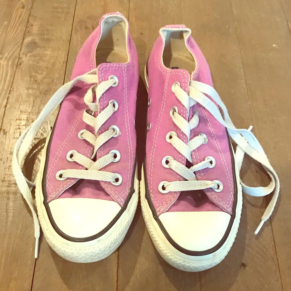 Purple Converse Sneakers, Size 6